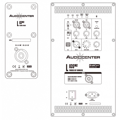 Профессиональный сабвуфер Audiocenter L83S MK2